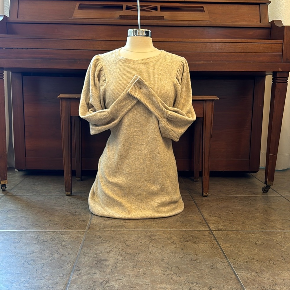 A new day dress. Cream color.